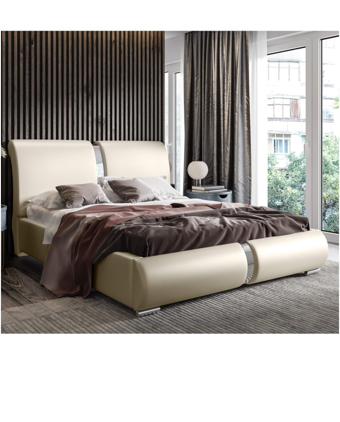 Ivo minkštos lovos 160x200, su pakėlimo mechanizmu, rėmu, konteineriu - Paveikslėlis 2