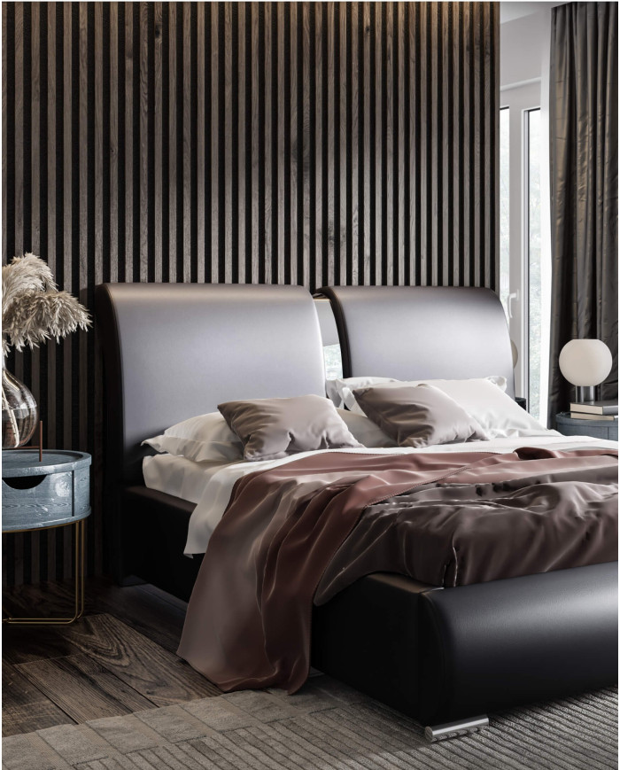 Ivo minkštos lovos 160x200, su pakėlimo mechanizmu, rėmu, konteineriu - Paveikslėlis 6