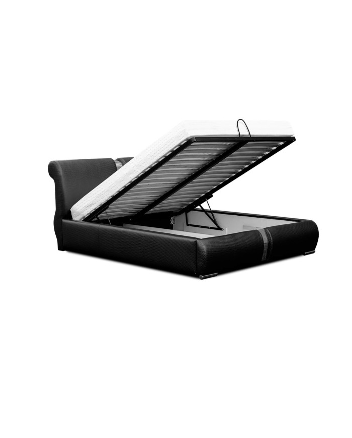 Ivo minkštos lovos 160x200, su pakėlimo mechanizmu, rėmu, konteineriu - Paveikslėlis 7