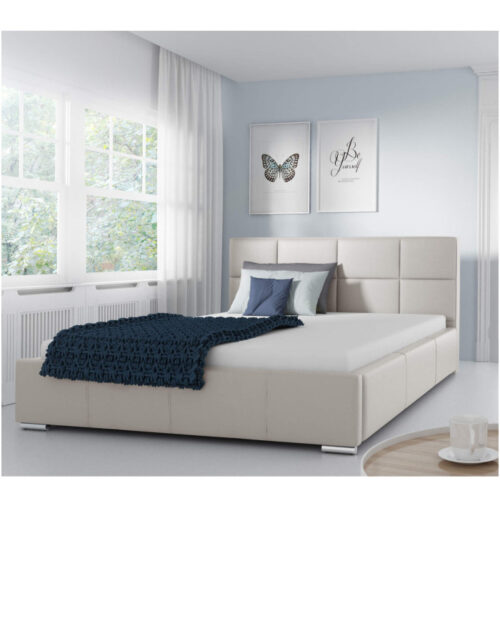 Marina minkštos lovos 140×200, su pakėlimo mechanizmu, rėmu, konteineriu