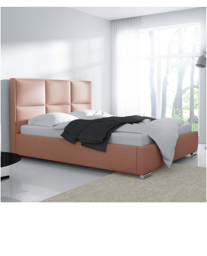 Minkštos lovos Milan 140x200, su pakėlimo mechanizmu, rėmu, konteineriu — изображение 2