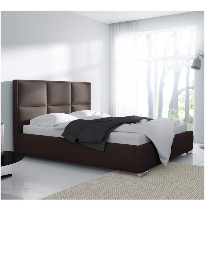 Minkštos lovos Milan 140x200, su pakėlimo mechanizmu, rėmu, konteineriu — изображение 3