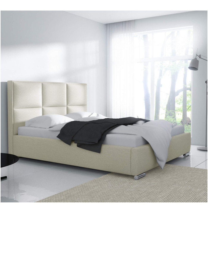 Minkštos lovos Milan 140x200, su pakėlimo mechanizmu, rėmu, konteineriu — изображение 5