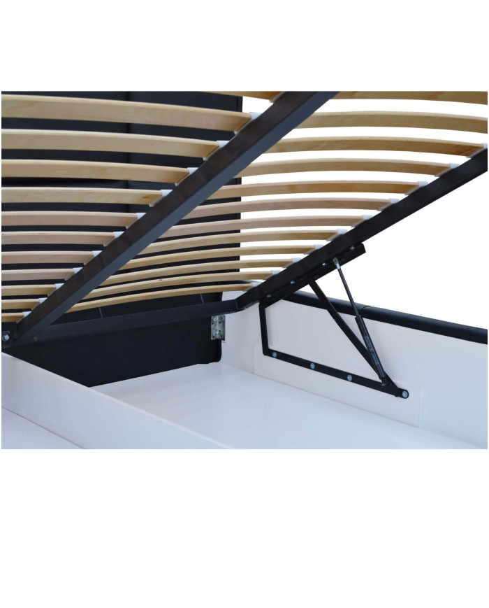 Minkštos lovos Milan 140x200, su pakėlimo mechanizmu, rėmu, konteineriu — изображение 6