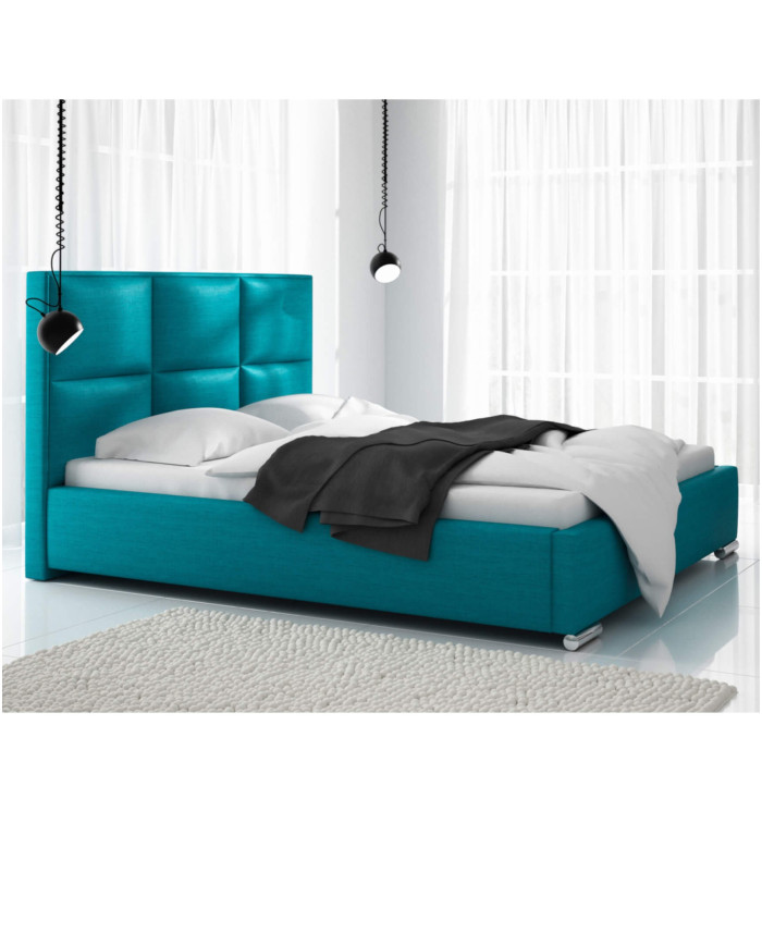 Minkštos lovos Milan 140x200, su pakėlimo mechanizmu, rėmu, konteineriu