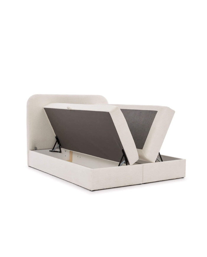 Alba kontinentinė lova 120x200, minkšta, čiužiniai, čiužinys su užtiesalu, konteineris - Paveikslėlis 2