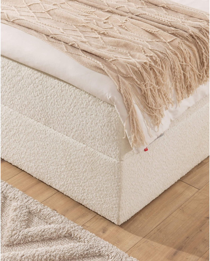 Alba kontinentinė lova 120x200, minkšta, čiužiniai, čiužinys su užtiesalu, konteineris - Paveikslėlis 4