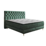 Astoria kontinentinė lova, 180x200 cm, apmušta, su kišeniniu ir Bonnell spyruokliniu čiužiniu Gr2