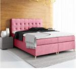 Avanti kontinentinė lova 180x200, apmušta, čiužinys, čiužinuko užtiesalas, konteineris