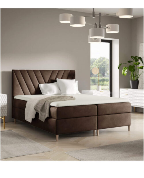 Beno kontinentinė lova 180×200, apmušta, čiužiniai, čiužinys antčiužiniui, konteineris