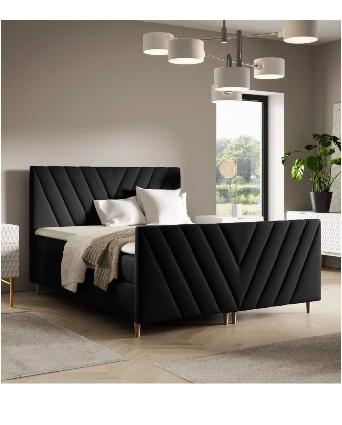 Beno Plus kontinentinė lova 180x200, apmušta, čiužiniai, čiužinys antčiužinys, konteineris — изображение 4