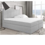 Bono kontinentinė lova 160x200, apmušta, čiužinys, čiužinuko užtiesalas, konteineris