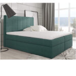 Bono kontinentinė lova 200x200, apmušta, čiužinys, čiužinuko užtiesalas, konteineris