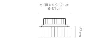 Carina kontinentinė lova 160x200 Gr1 — изображение 7
