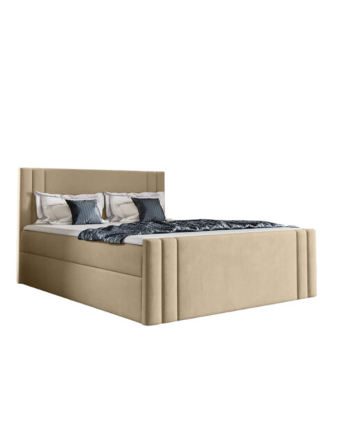 Carmen kontinentinė lova 180×200, apmušta, čiužiniai, čiužinys antčiužinys, konteineris