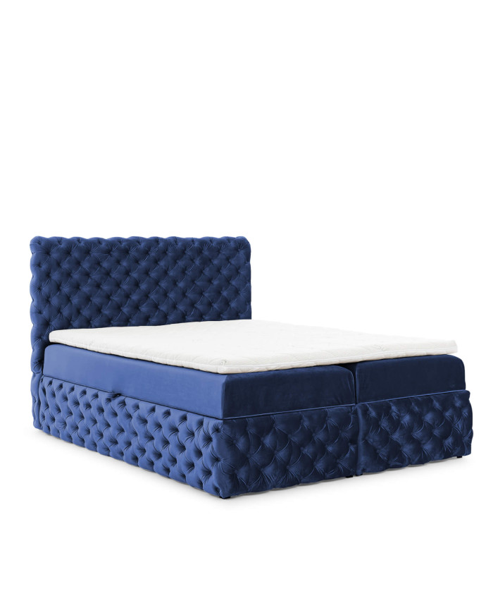 „Castel“ kontinentinė lova 120x200, apmušta, čiužiniai, čiužinys antčiužiniui, konteineris - Paveikslėlis 5