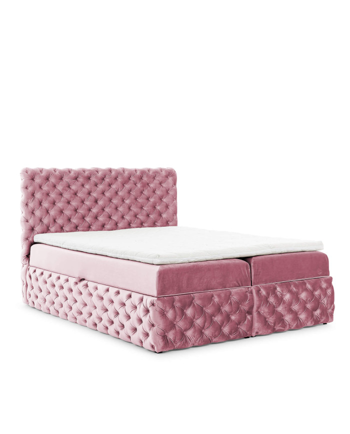 „Castel“ kontinentinė lova 200x200, apmušta, čiužiniai, čiužinys antčiužiniui, konteineris - Paveikslėlis 7