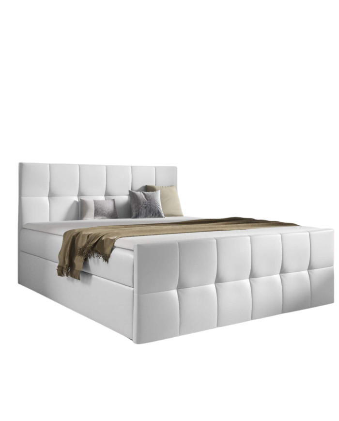 Šarlotės kontinentinė lova 120x200, apmušta, čiužiniai, čiužinys antčiužinys, konteineris — изображение 5