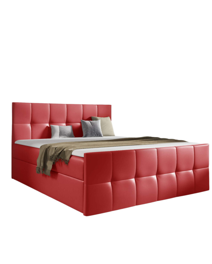 Šarlotės kontinentinė lova 120x200, apmušta, čiužiniai, čiužinys antčiužinys, konteineris — изображение 6