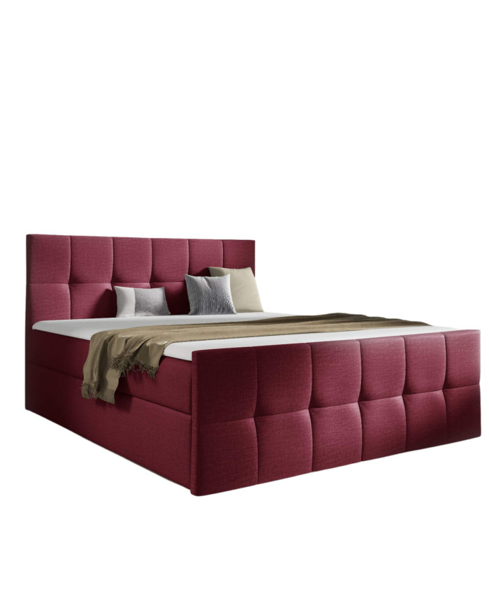 Šarlotės kontinentinė lova 120x200, apmušta, čiužiniai, čiužinys antčiužinys, konteineris