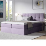 Emporio kontinentinė lova 120x200, apmušta, čiužinys, čiužinuko užtiesalas, konteineris