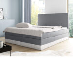 Enzo kontinentinė lova 120x200, apmušta, čiužinys, čiužinuko užtiesalas, konteineris