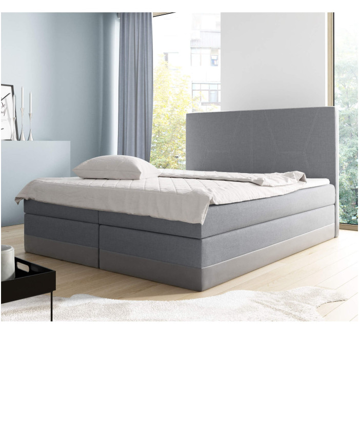 Enzo kontinentinė lova 160x200, apmušta, čiužinys, čiužinuko užtiesalas, konteineris - Paveikslėlis 4