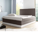 Enzo kontinentinė lova 180x200, apmušta, čiužinys, čiužinuko užtiesalas, konteineris