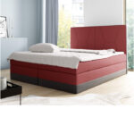 Enzo kontinentinė lova 200x200, apmušta, čiužinys, čiužinuko užtiesalas, konteineris