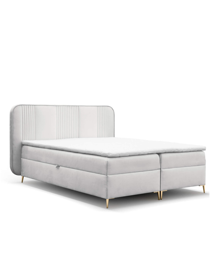 Fandy kontinentinė lova 180x200, apmušta, čiužiniai, čiužinys antčiužinys, konteineris — изображение 6