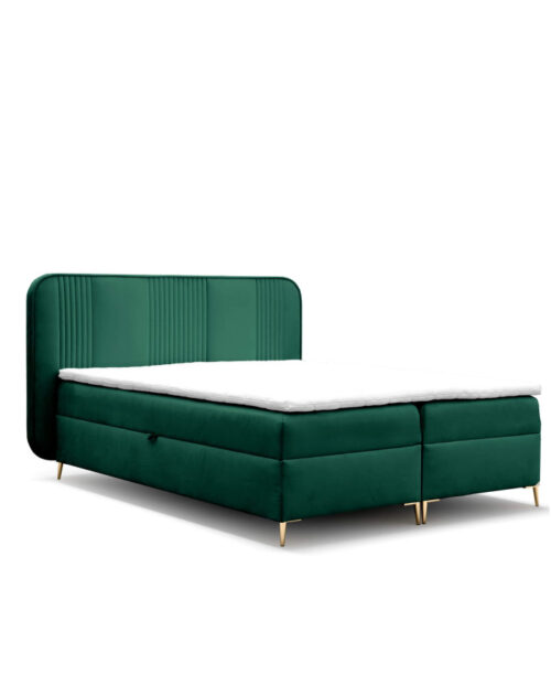 Fandy kontinentinė lova 180×200, apmušta, čiužiniai, čiužinys antčiužinys, konteineris