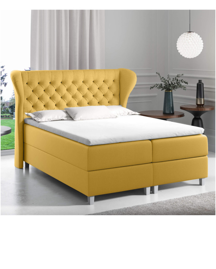 Joker kontinentinė lova 140x200, minkšta, čiužinys, čiužinuko užtiesalas, konteineris - Paveikslėlis 5