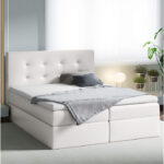 Mezi kontinentinė lova 180x200, apmušta, čiužiniai, čiužinys su užtiesalu, konteineris