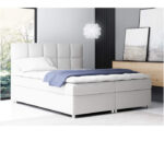 Napoli kontinentinė lova 200x200, apmušta, čiužinys, čiužinuko užtiesalas, konteineris