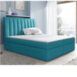 Nero kontinentinė lova 180x200, apmušta, čiužinys, čiužinuko užtiesalas, konteineris