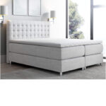 Primo kontinentinė lova 140x200, apmušta, su čiužiniu, viršutiniu sluoksniu