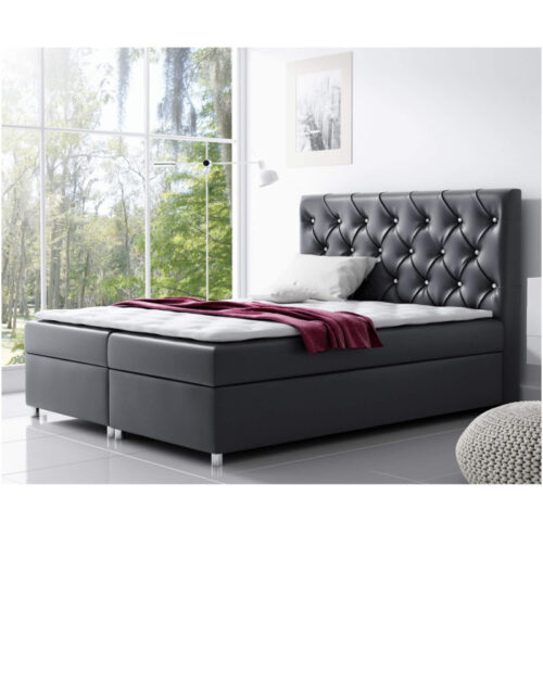 Roma kontinentinė lova 180×200, apmušta, čiužinys, čiužinuko užtiesalas, konteineris