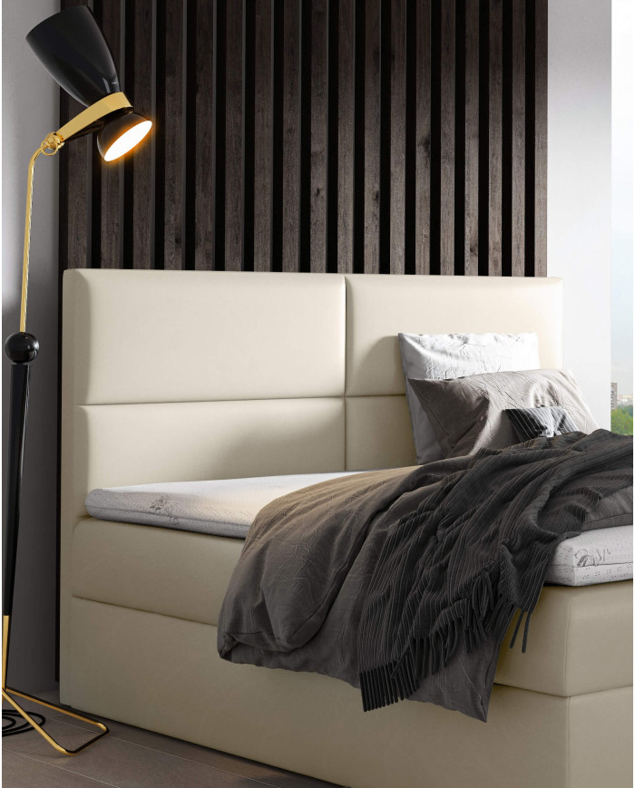 Salsa kontinentinė lova 180x200, apmušta, čiužinys, čiužinuko užtiesalas, konteineris - Paveikslėlis 6