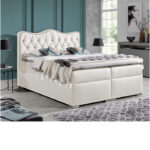 „Sultan“ kontinentinė lova 120x200, apmušta, čiužinys, čiužinuko užtiesalas, konteineris