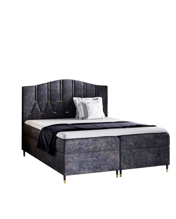 Vegas kontinentinė lova 140x200, apmušta, čiužiniai, čiužinys antčiužinys, konteineris - Paveikslėlis 5