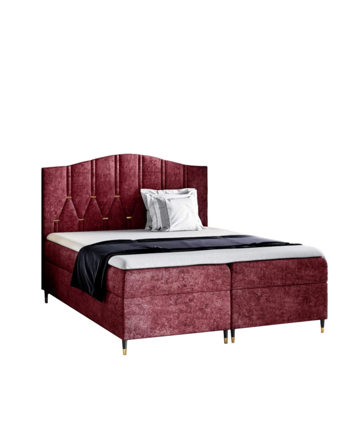 Vegas kontinentinė lova 180x200, apmušta, čiužiniai, čiužinys antčiužinys, konteineris