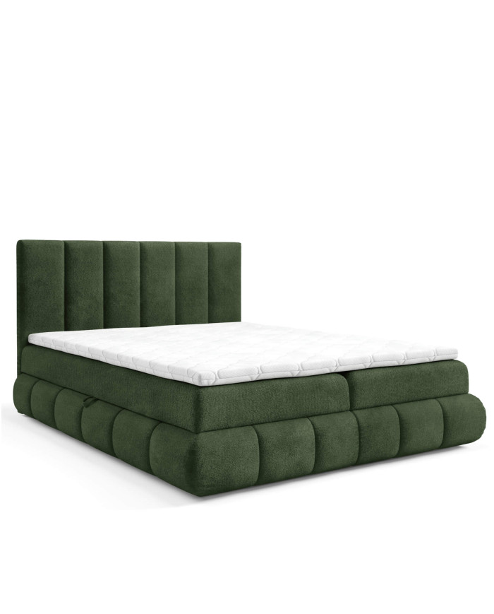 Venezia kontinentinė lova 180x200, apmušta, čiužiniai, čiužinys su užtiesalu, konteineris - Paveikslėlis 6