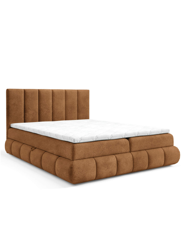 Venezia kontinentinė lova 180x200, apmušta, čiužiniai, čiužinys su užtiesalu, konteineris - Paveikslėlis 7