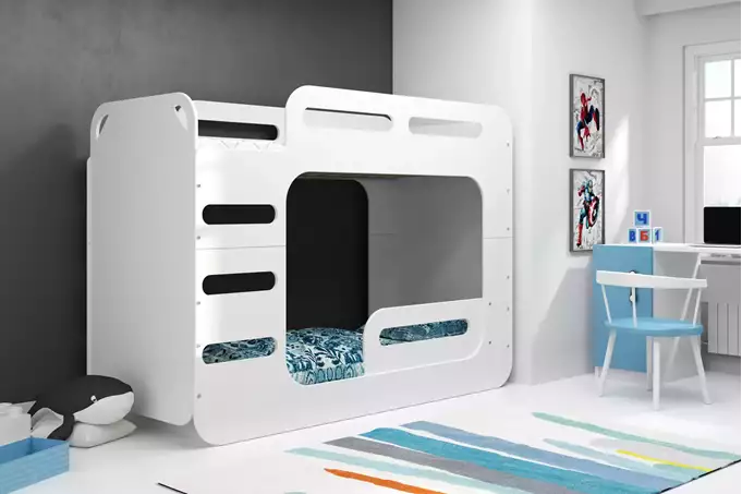 MAX 2 80X200 jaunimo dviaukštė lova su čiužiniu — изображение 3