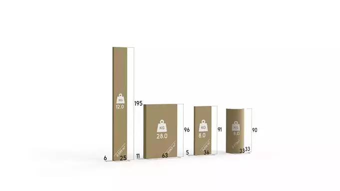 RICO jaunimo dviaukštė lova 90x190 su čiužiniu, grafito spalvos - Paveikslėlis 2