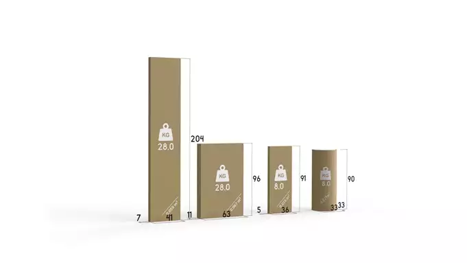 RICO jaunimo dviaukštė lova 90x200 su čiužiniu, pušis/balta - Paveikslėlis 2