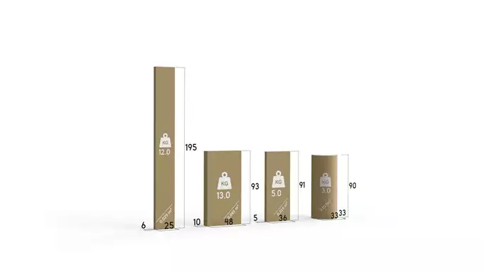 RICO viengulė jaunimo lova 90x190 su čiužiniu, balta/mėlyna - Paveikslėlis 2