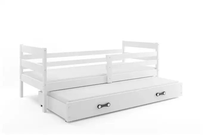 ERYK 80X190 jaunimo išskleidžiama lova su stalčiumi, balta - Paveikslėlis 4