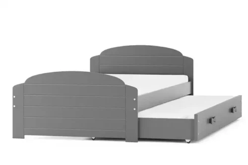 LILI 90X200 jaunimo išskleidžiama lova su stalčiumi, grafito spalvos