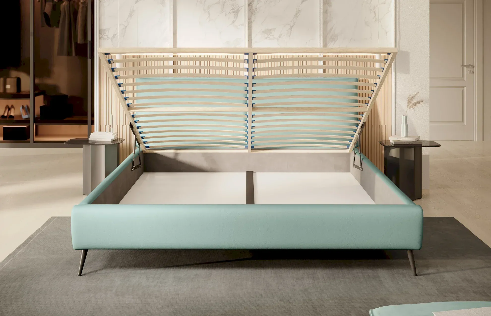 Lova su užtiesalu „Zoya“ 160x200 Gr1 - Paveikslėlis 6